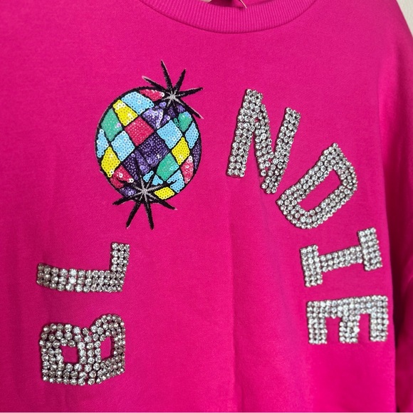 Judith March Blondie pink pullover size S - Picture 2 of 4